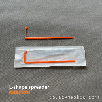 Uso de laboratorio de esparcidor en forma de L spreader de células